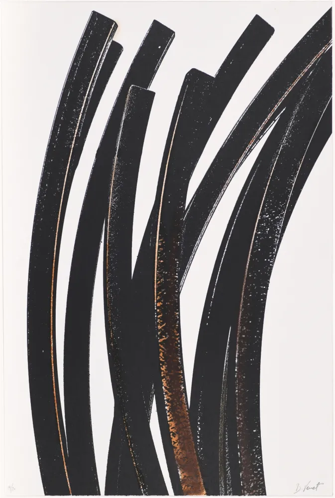 Siebdruck Venet - Untitled VII (Arcs)