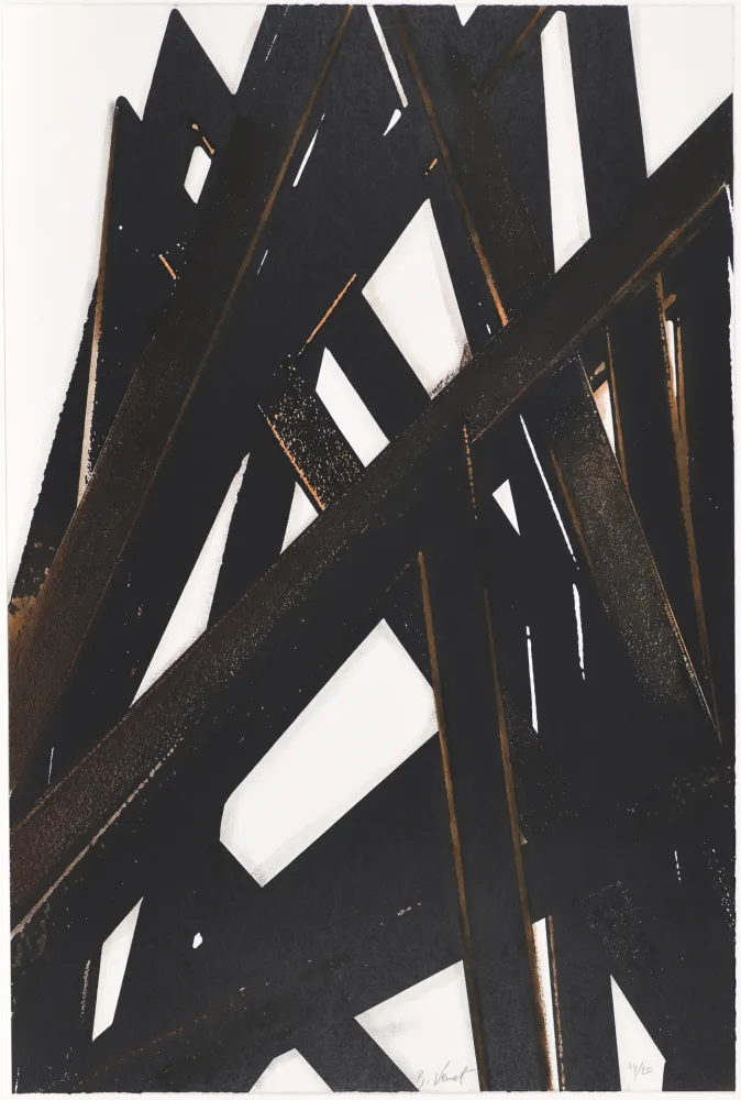 Siebdruck Venet - Untitled VIII (Angles)