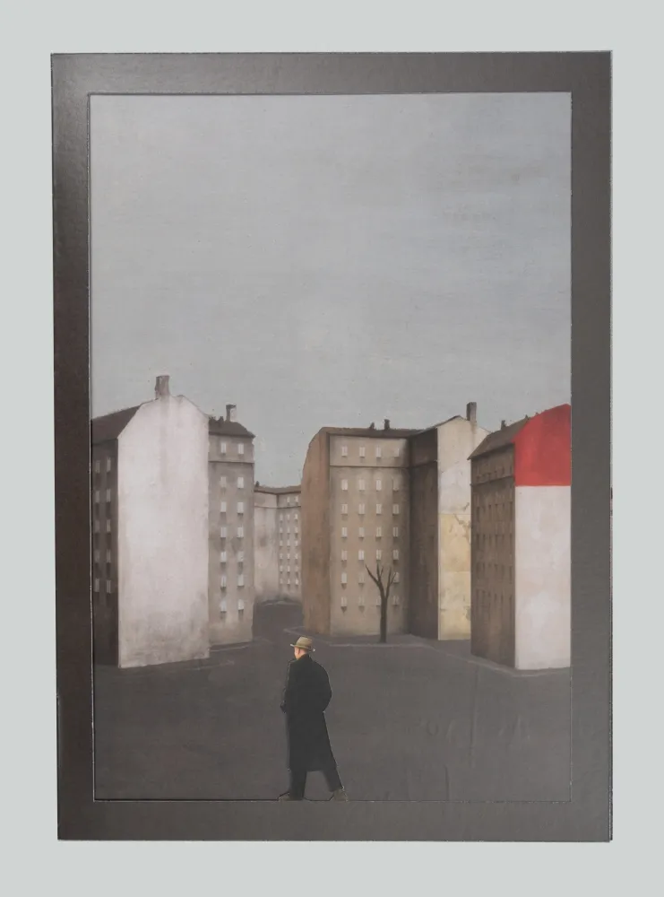 Siebdruck Ventura - L'uomo che guarda