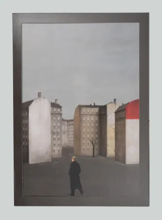 Siebdruck Ventura - L'uomo che guarda