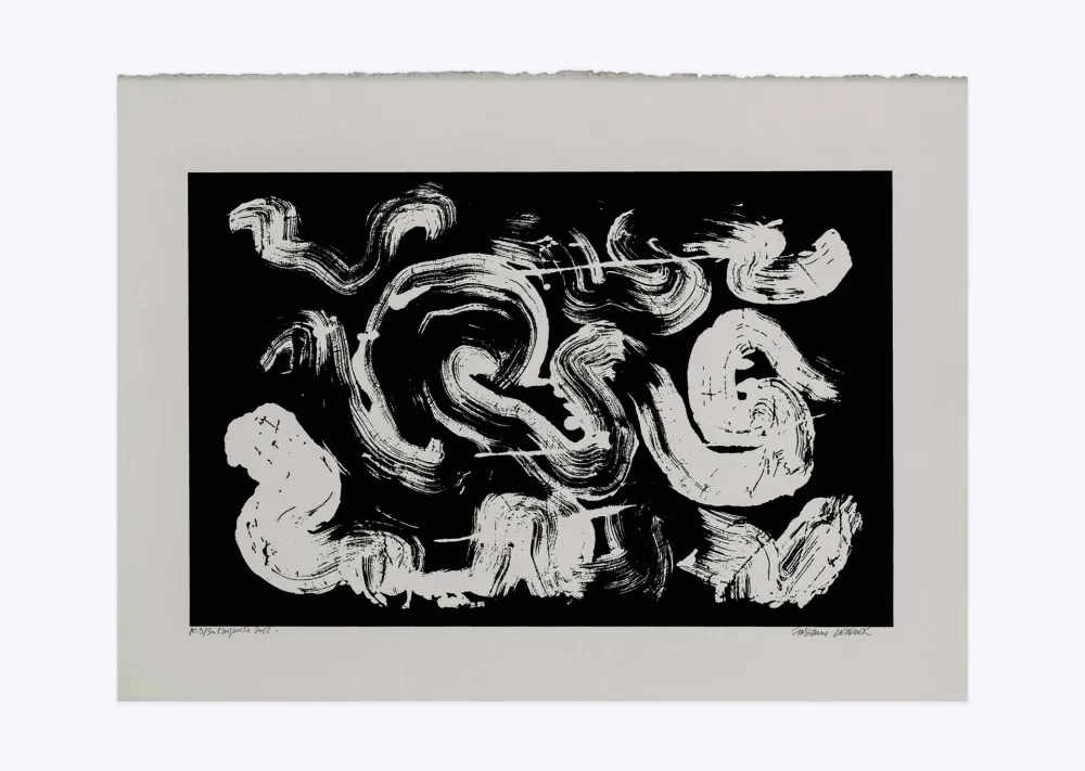 Siebdruck Verdier - Etude de la coiffe de Margareta ou la pensée labyrinthique