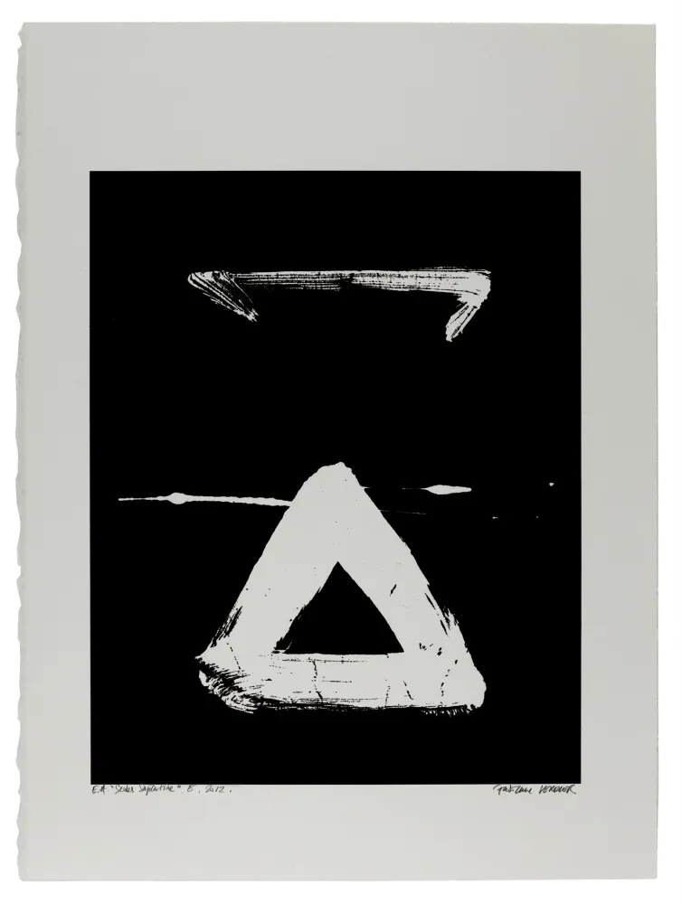 Siebdruck Verdier - Etude du sedes sapientiae, étude n°7