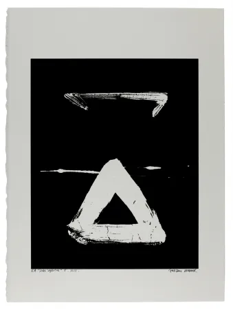 Siebdruck Verdier - Etude du sedes sapientiae, étude n°7