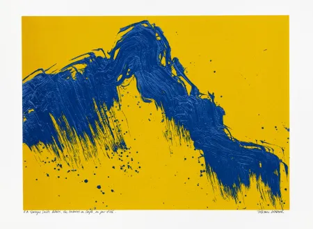 Siebdruck Verdier - Montagne Ste Victoire  des Venturiers au Cengle