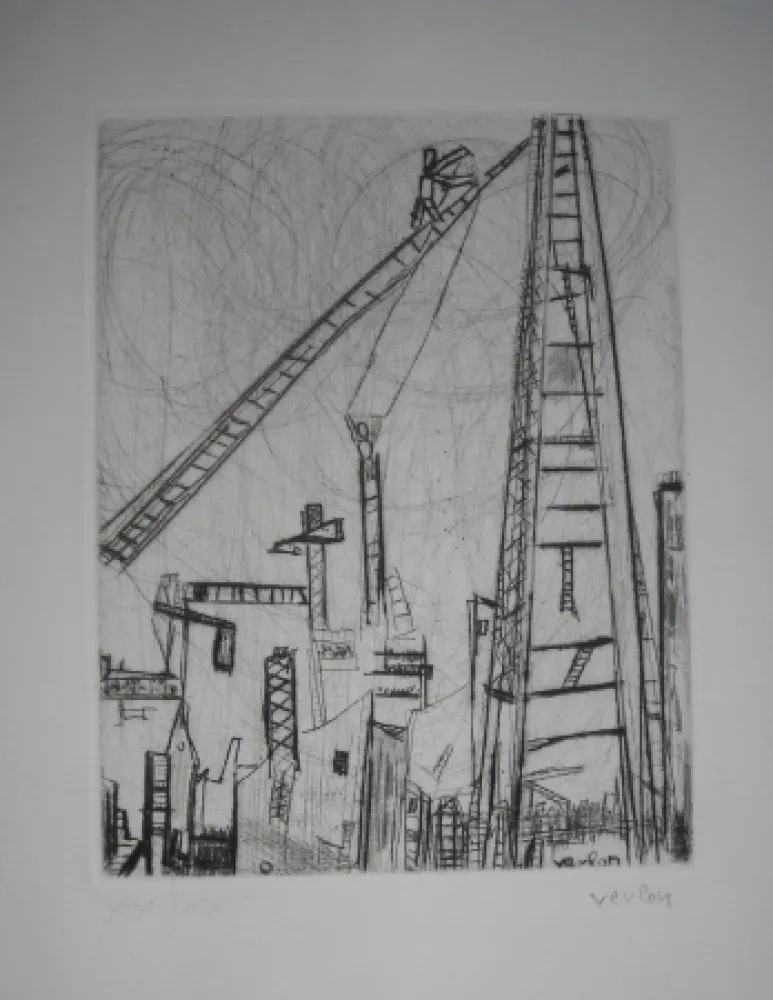 Radierung Verlon - The international avant garde 4