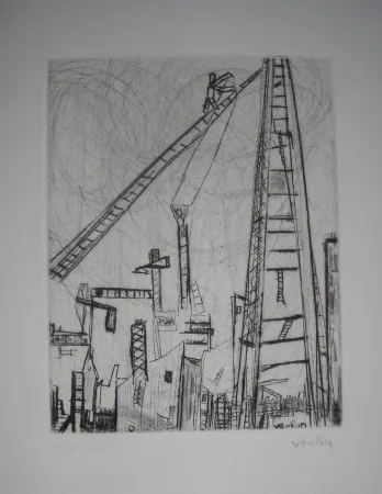 Radierung Verlon - The international avant garde 4