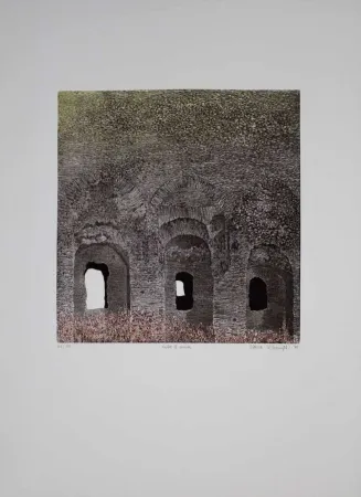 Radierung Und Aquatinta Vernunft - Entro le mura