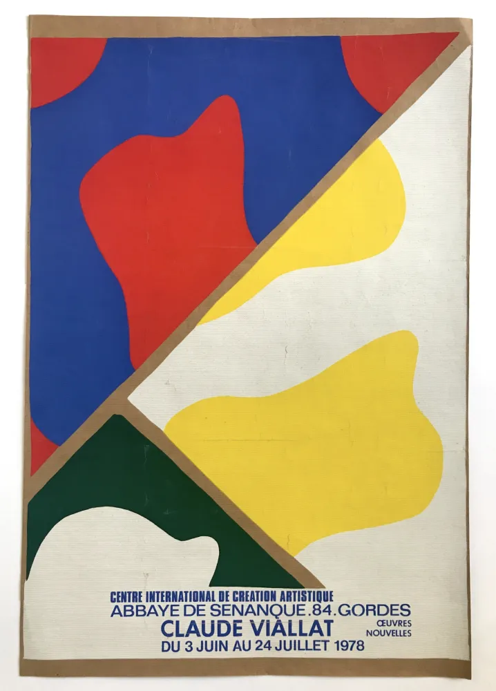 Plakat Viallat - Abbaye de Sénanque, Gordes