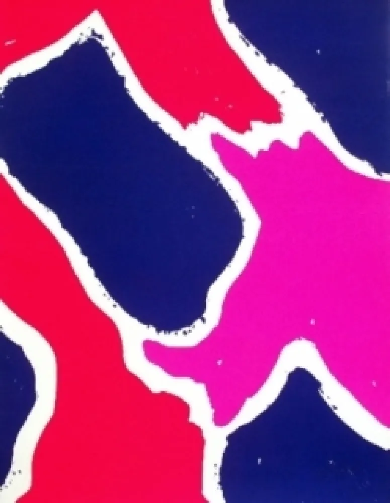 Siebdruck Viallat - Composition 3