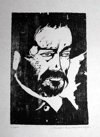 Holzschnitt Viani - Capitano di mare