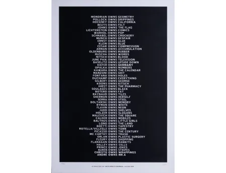 Siebdruck Vidor - Art history (Part One) première version 