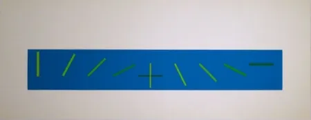 Siebdruck Vieira - Croisement de directions opposées : 7 condictions de saturation chromatique