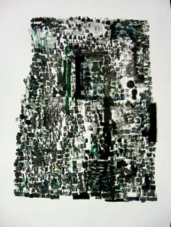 Lithographie Vieira Da Silva - Grottes