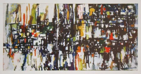 Heliogravüre Vieira Da Silva - Jardin - 1955