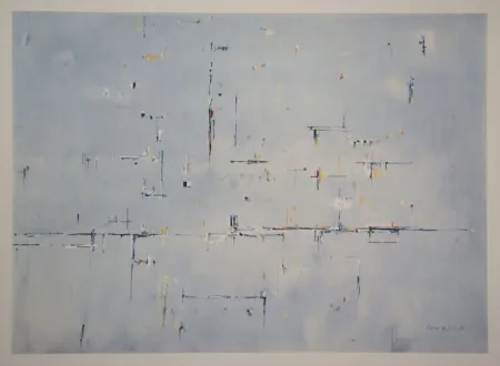 Heliogravüre Vieira Da Silva - Marine - 1956