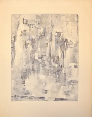 Radierung Und Aquatinta Vieira Da Silva - Senza Titolo I