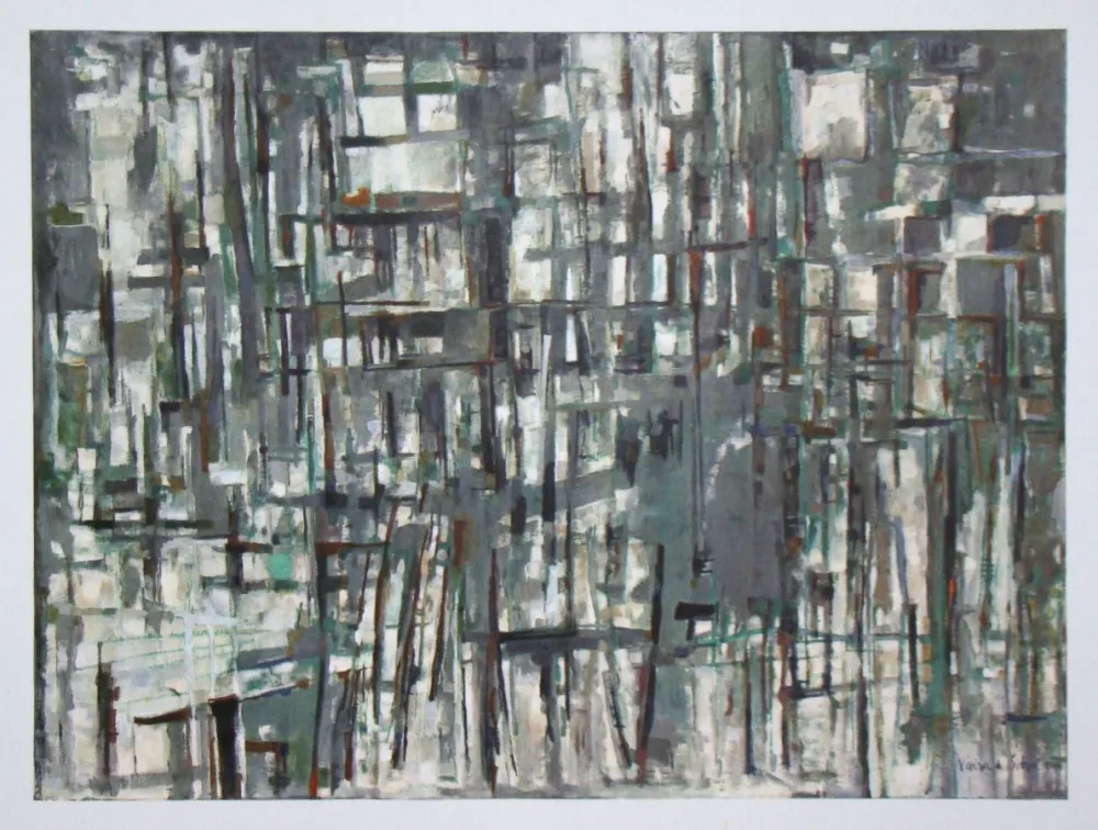 Heliogravüre Vieira Da Silva - Sylvestre - 1953