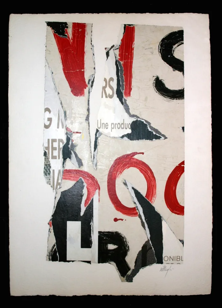 Keine Technische Villeglé - '' Arrachages ''