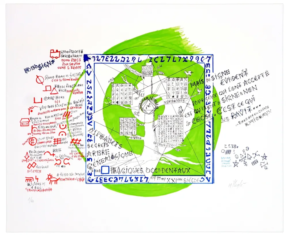 Digitale Druckgrafik Villeglé - Hobo