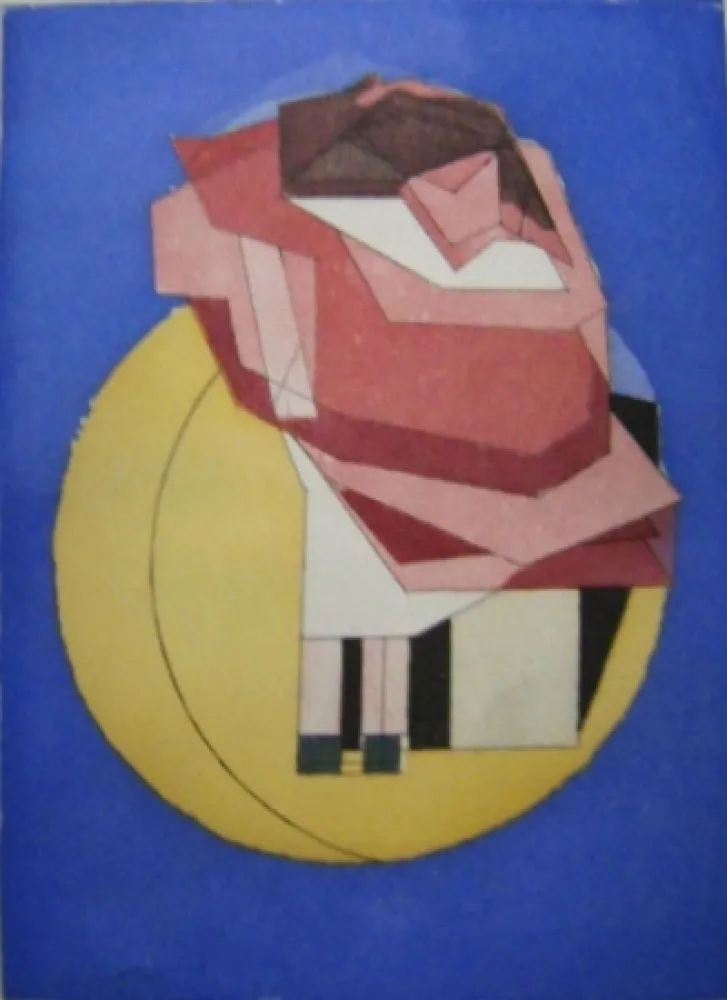 Aquatinta Villon - La Poupee