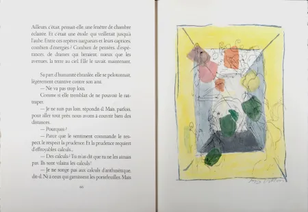 Stich Villon - Les frontières du matin, 1962 - Full book (Hand-signed & numbered!)