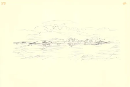 Lithographie Villon - Mantoue (Mantua, Italy)