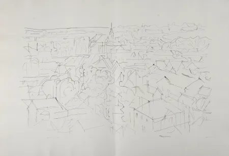 Stich Villon - Paysage, 1962