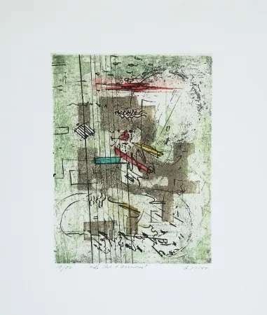 Radierung Und Aquatinta Visat - Le Port d'amiens