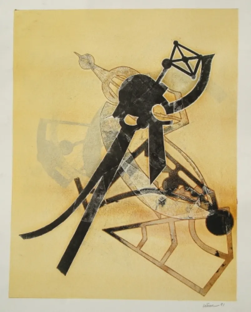 Radierung Und Aquatinta Viseux - Monotrace