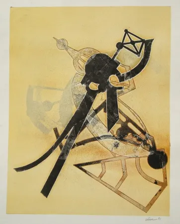 Radierung Und Aquatinta Viseux - Monotrace