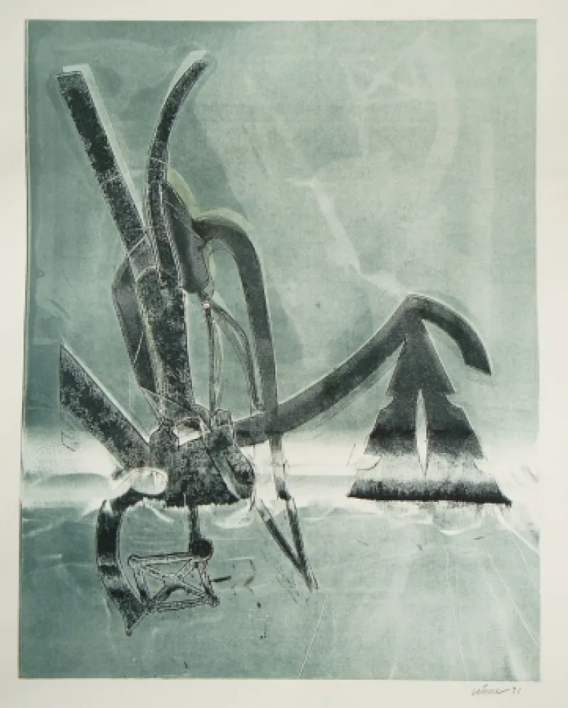 Radierung Und Aquatinta Viseux - Monotrace