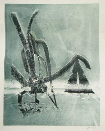 Radierung Und Aquatinta Viseux - Monotrace