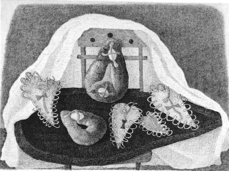 Radierung Viviani - Dolci e cuori