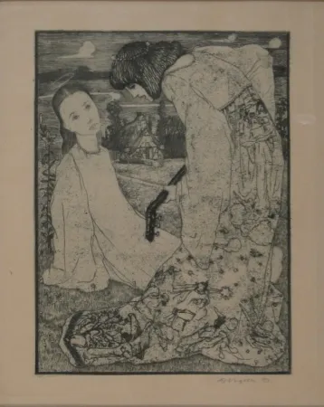 Stich Vogeler - Verkündigung