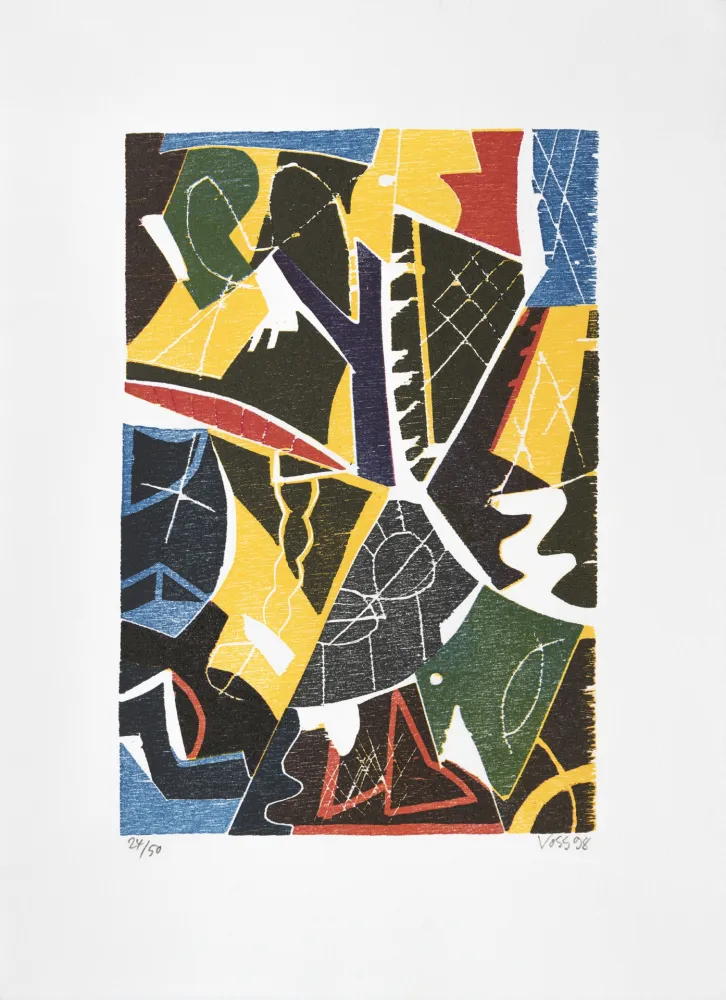 Holzschnitt Voss - Aus den Fugen