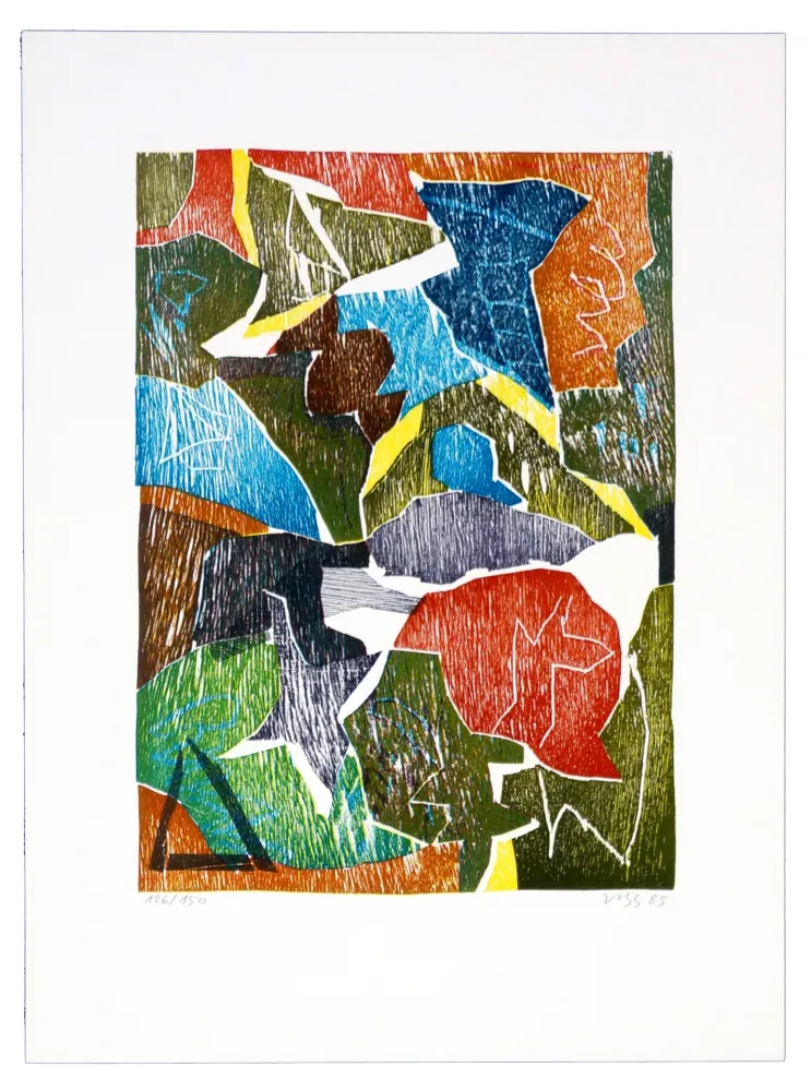 Holzschnitt Voss - Chemin de bois