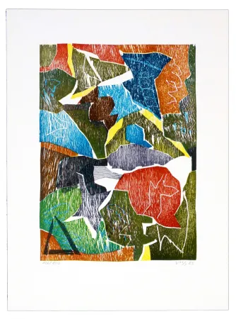 Holzschnitt Voss - Chemin de bois