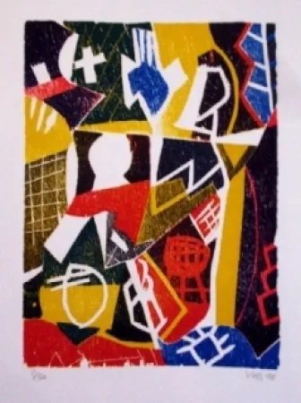 Holzschnitt Voss - Freischütz