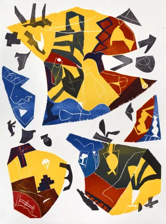 Holzschnitt Voss - Planètes