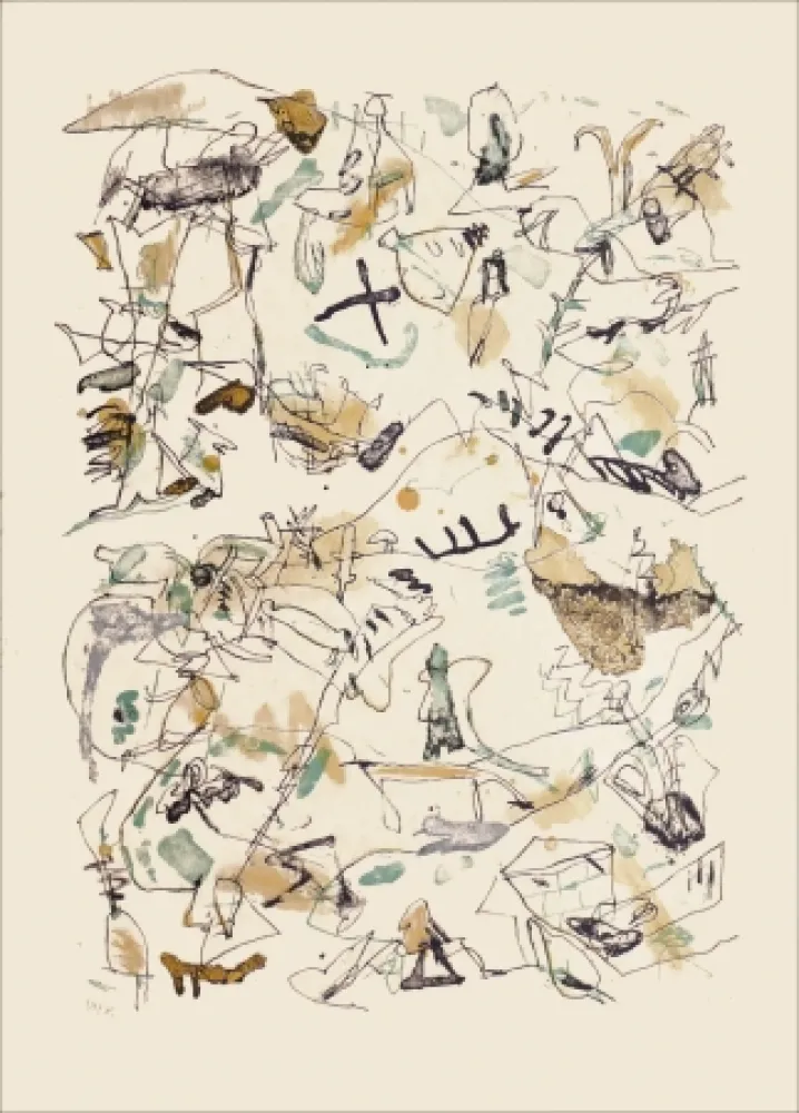 Lithographie Voss - Sans titre n°77