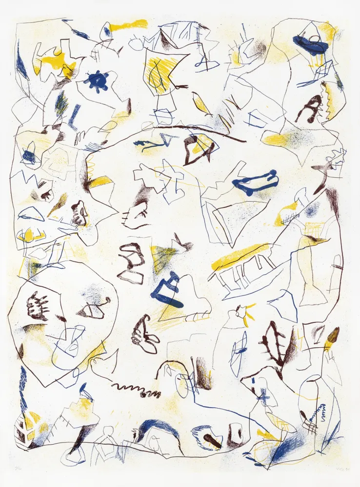 Holzschnitt Voss - Train de vie