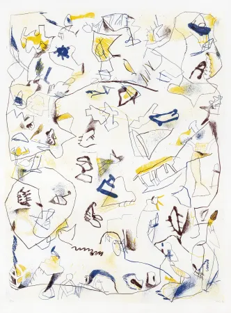 Holzschnitt Voss - Train de vie