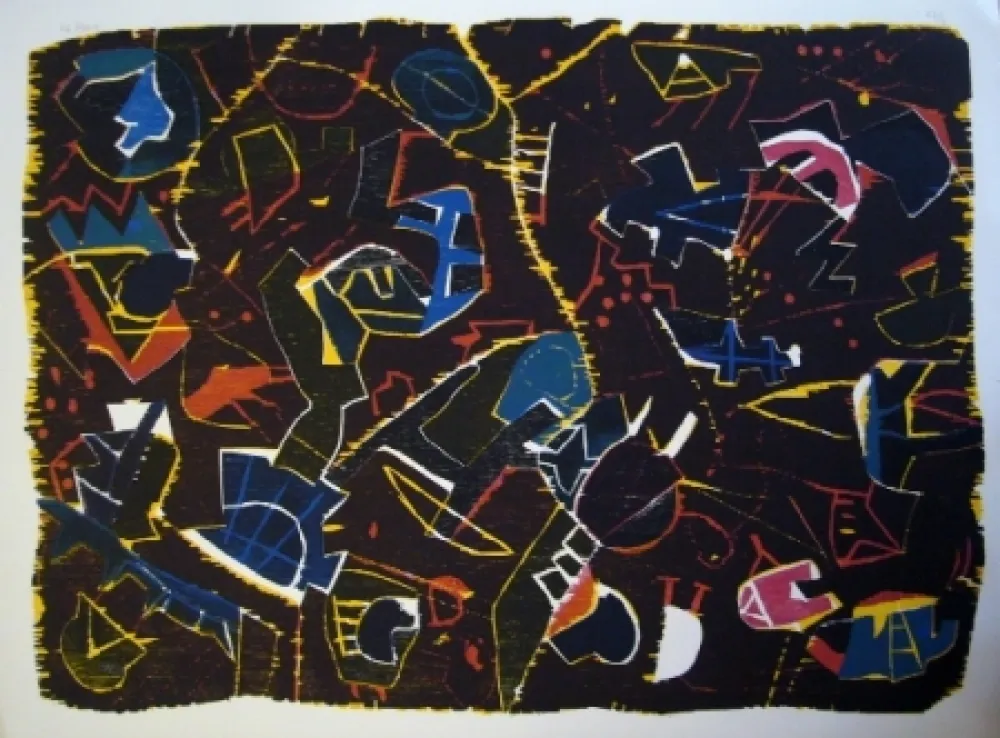 Holzschnitt Voss - Traumdeutung