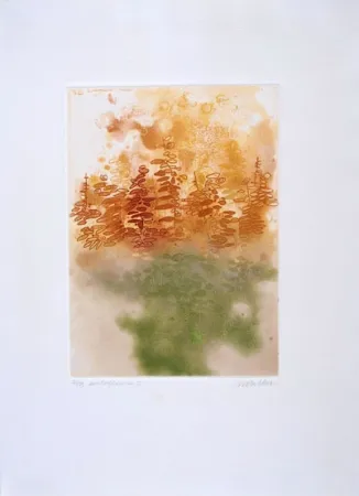 Radierung Walker - Midi flowers I