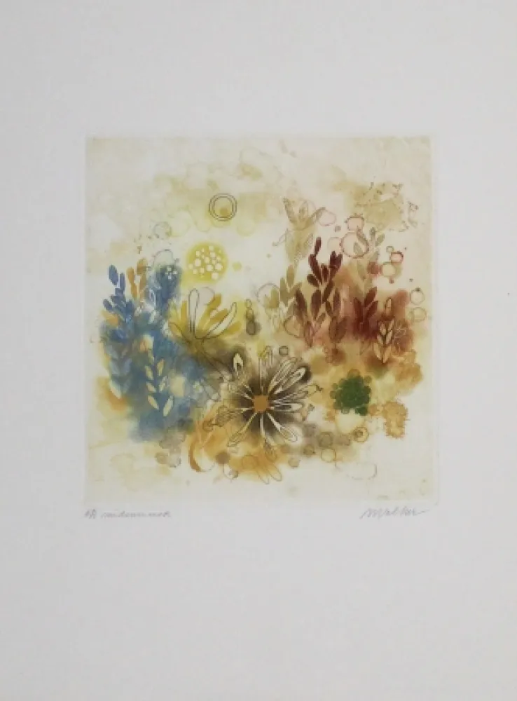 Radierung Und Aquatinta Walker - Midsummer