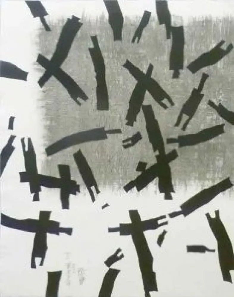 Radierung Wang - Searching