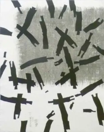 Radierung Wang - Searching