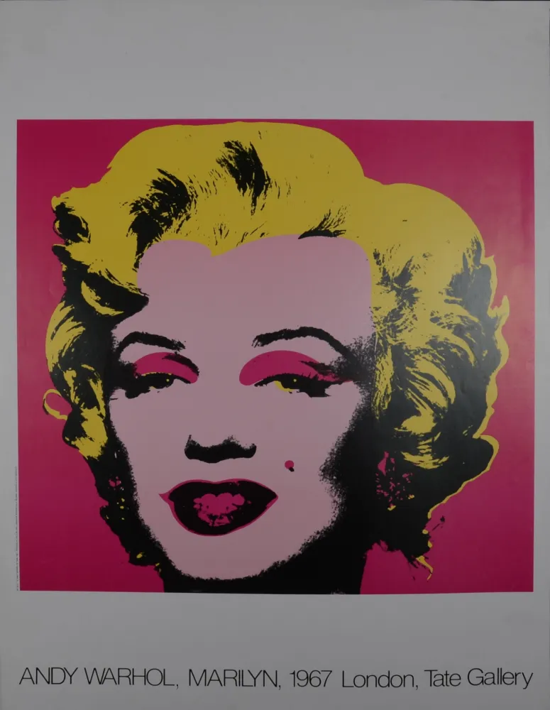 Lithographie Warhol (After) - Andy Warhol, Marilyn, 1967 – London, Tate Gallery, 1987
