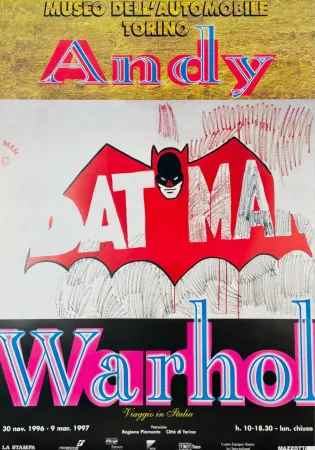 Siebdruck Warhol (After) - Batman (Museo dell'Automobile)