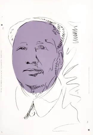 Siebdruck Warhol (After) - Mao